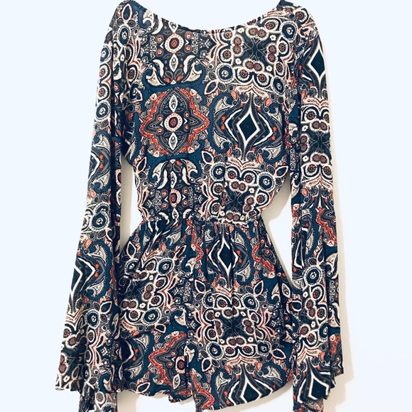 Boho Print Romper - Picture 5 of 5